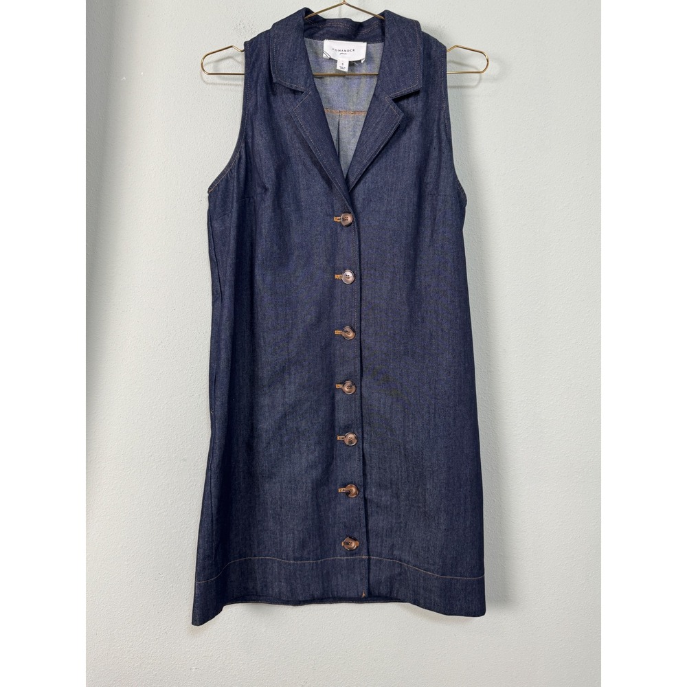 NWOT Tuckernuck Pomander Place Denim Sleeveless Micah Dress Casual Dress Size S - Picture 4 of 12